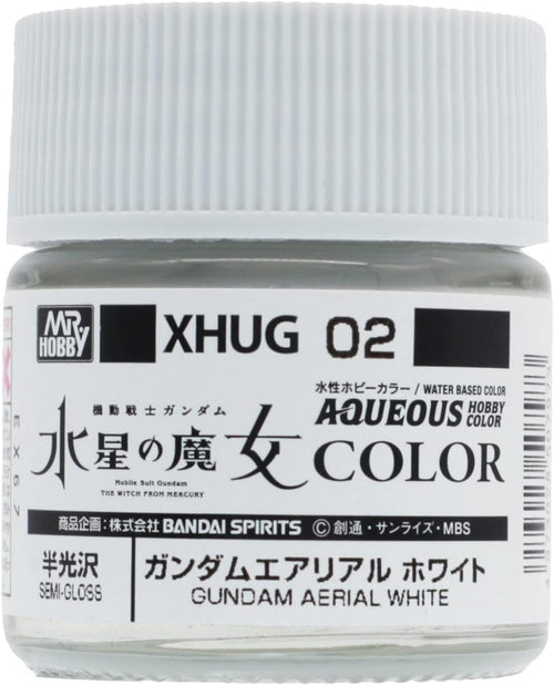 Mr. Hobby Aqueous XHUG02 The Witch from Mercury Gundam Aerial White