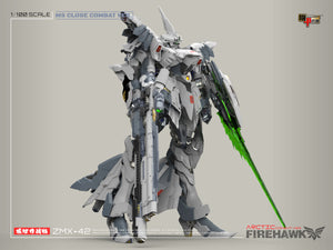 [LIMITED] Mechanicore 1/100 MEC10-ARC ZMX-42 Firehawk Arctic Combat Mode Model Kit