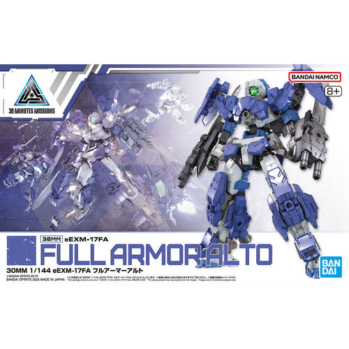 Bandai 30MM 1/144 #67 eEXM-17FA Full Armor Alto Model Kit