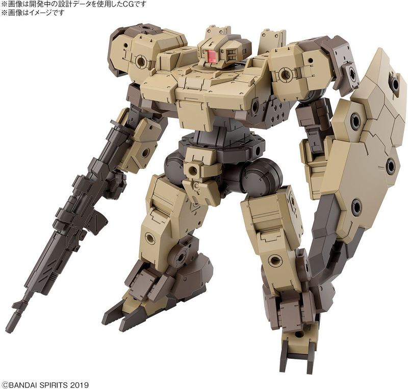 Bandai 30MM #62 1/144 eEXM-9 Baskyrotto (Brown) Model Kit