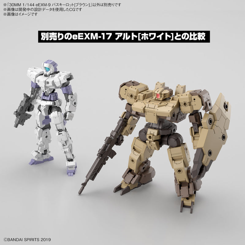 Bandai 30MM #62 1/144 eEXM-9 Baskyrotto (Brown) Model Kit
