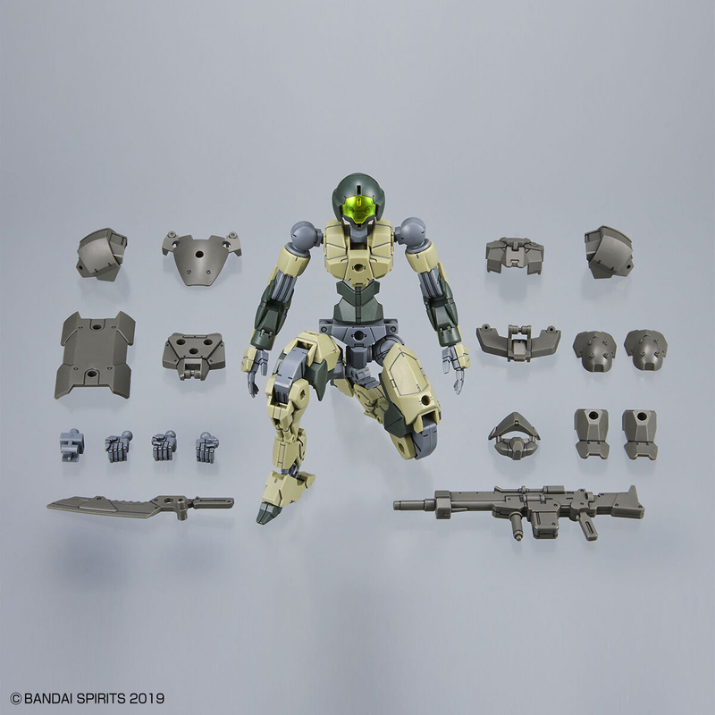 Bandai 30MM #42 1/144 EXM-A9a Spinatio (Army Type) Model Kit