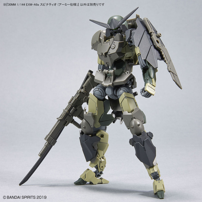 Bandai 30MM #42 1/144 EXM-A9a Spinatio (Army Type) Model Kit