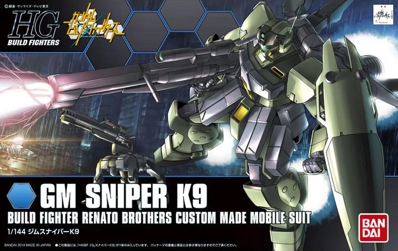 Bandai HGBF #10 1/144 RGM-79K9 GM Sniper K9 Model Kit
