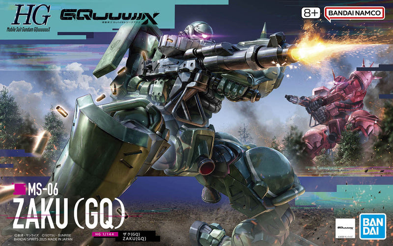 Bandai HGGQ 1/144 MS-06 Zaku GQuuuuuuX Model Kit