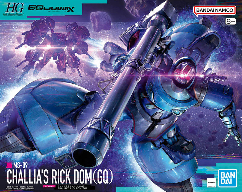 Bandai HGGQ #14 Challia's Rick Dom (GQ) 1/144 Scale Model Kit