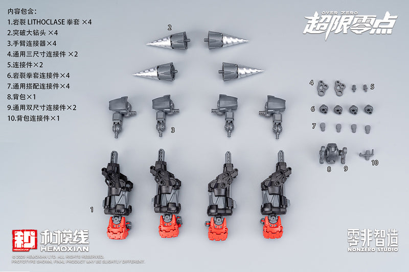 HeMoXian Over-Zero Series Boxer BAKI 1/10 Model Kit with Accessory Pack