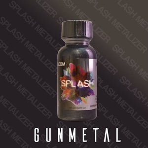 Splash Paints Metalizer Series Lacquer Airbrush Paint - Gunmetal 30ml