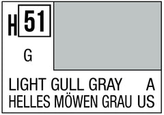 Mr. Hobby Aqueous H51 Gloss Light Gull Gray 10ml