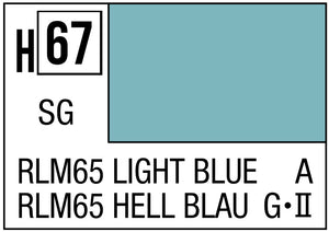 Mr. Hobby Aqueous H67 Semi-Gloss RLM65 Light Blue 10ml