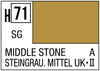 Mr. Hobby Aqueous H71 Semi-Gloss Middle Stone 10ml