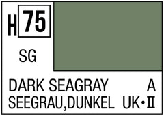 Mr. Hobby Aqueous H75 Semi-Gloss Dark Sea Gray 10ml