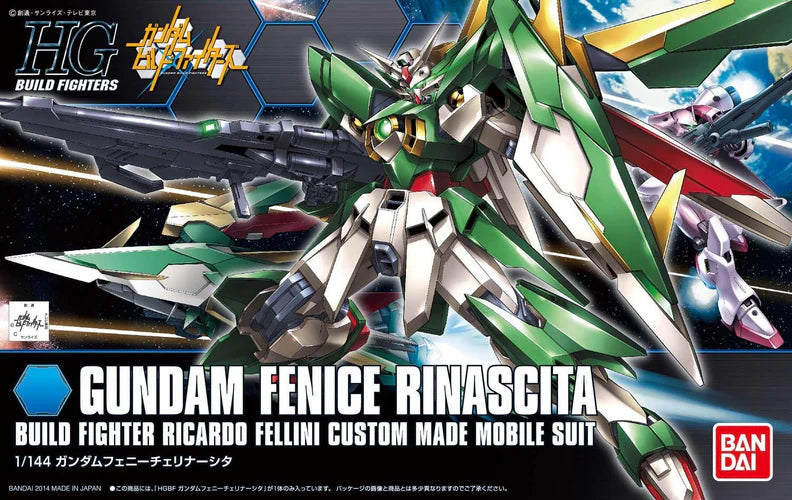 Bandai HGBF #017 Wing Gundam Fenice Rinascita 1/144 Model Kit