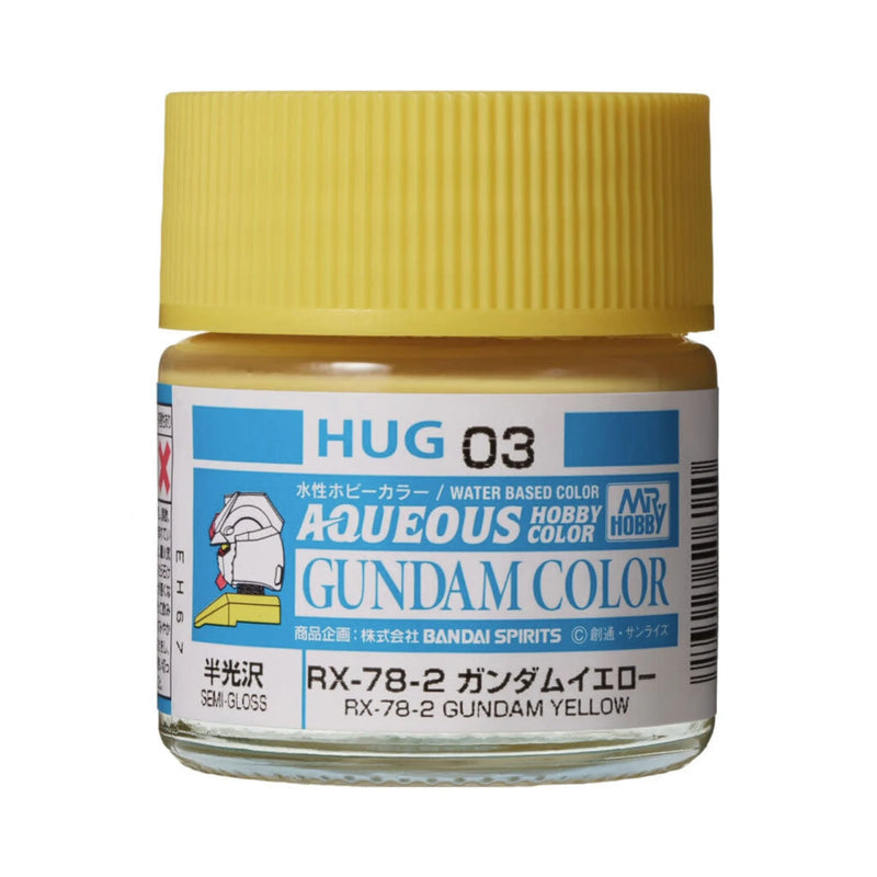 Mr. Hobby Aqueous HUG03 RX-78-2 Gundam Yellow