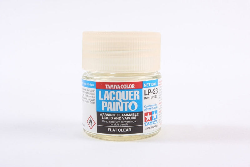 Tamiya Lacquer Paint LP-23 Flat Clear (10ml)