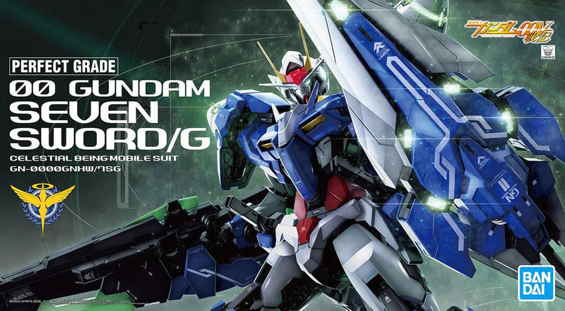 Bandai PG 1/60 GN‑0000GNHW/7SG 00 Gundam Seven Sword/G (Perfect Grade)