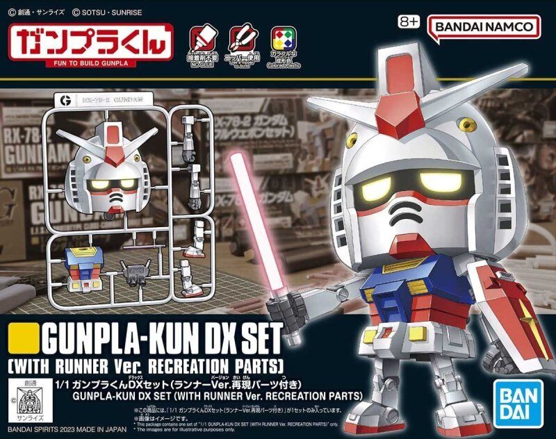 1/1 Gunpla-kun DX Set (with Runner Ver. Recreated Parts)
