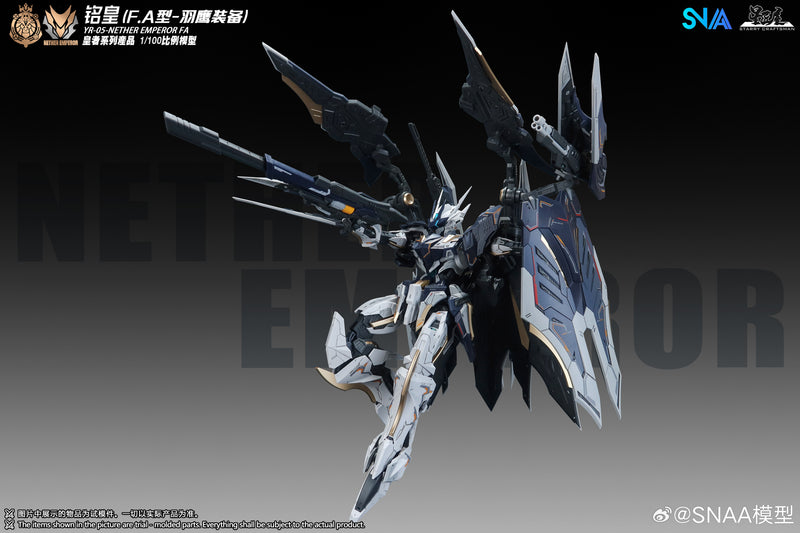 [PREORDER] SNAA 1/100 YR-05 Nether Emperor F.A Type (Feathered Eagle Equipment)