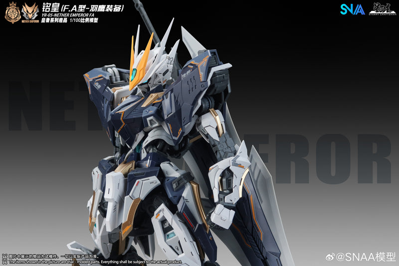 [PREORDER] SNAA 1/100 YR-05 Nether Emperor F.A Type (Feathered Eagle Equipment)
