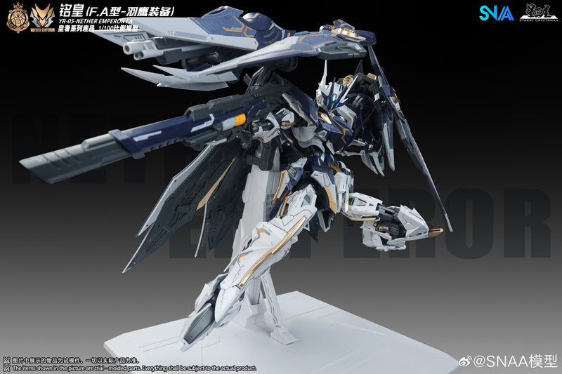 [PREORDER] SNAA 1/100 YR-05 Nether Emperor F.A Type (Feathered Eagle Equipment)
