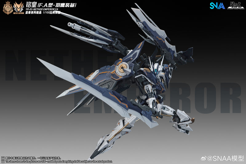 [PREORDER] SNAA 1/100 YR-05 Nether Emperor F.A Type (Feathered Eagle Equipment)