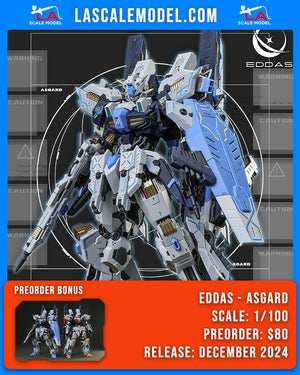 【PREORDER】ASGARD 1/100 Alloy Joint Mecha Model