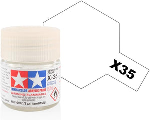 Tamiya X-35 Semi Gloss Clear Acrylic