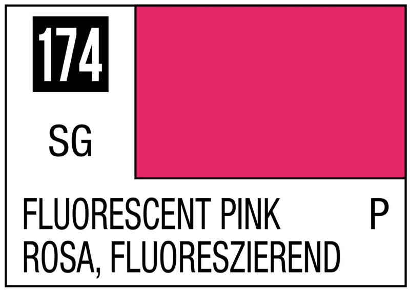 Mr. Color Lacquer C174 Semi Gloss Fluorescent Pink 10ml