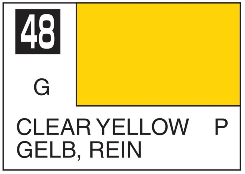 Mr. Color Lacquer C48 Gloss Clear Yellow 10ml