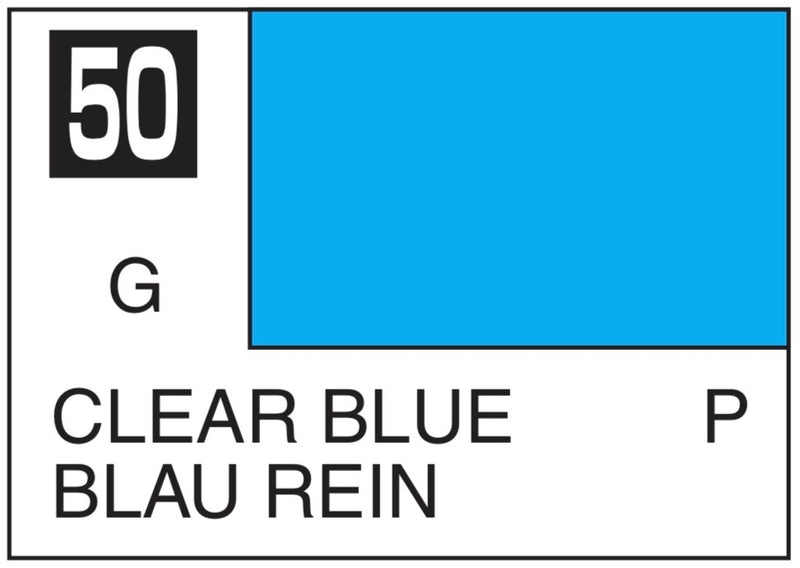 Mr. Color Lacquer C50 Gloss Clear Blue 10ml
