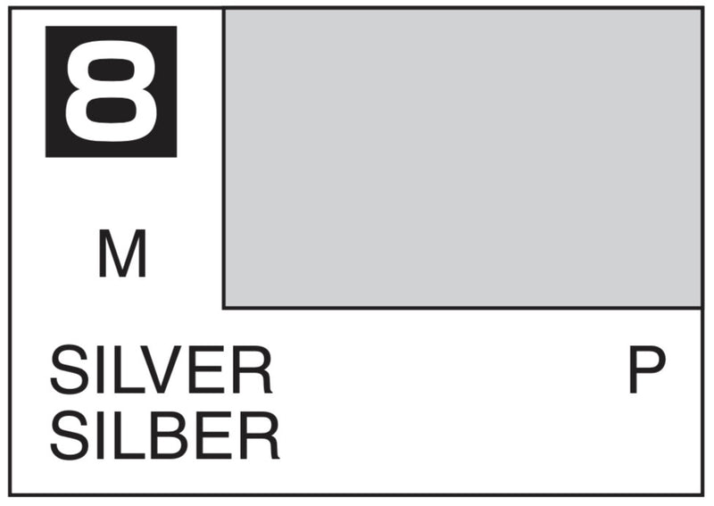 Mr. Color Lacquer C8 Metallic Silver 10ml
