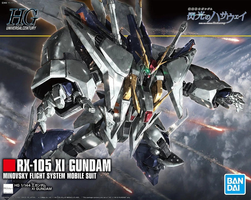 Bandai HGUC 1/144 RX-105 Xi Gundam Model Kit | Gundam Gunpla Model Kit Bandai HGUC 1/144 RX-105 Xi Gundam Model Kit | Gundam Gunpla Model Kit