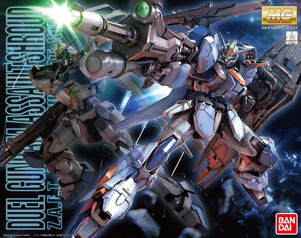 Bandai MG 1/100 GAT-X102 Duel Gundam Assault Shroud Model Kit Bandai MG 1/100 GAT-X102 Duel Gundam Assault Shroud Model Kit