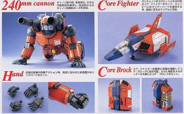 Bandai MG 1/100 RX-77-2 Guncannon Model Kit