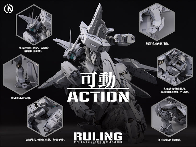 Ruling Type Offset Ruling Infinite Dimension RULING Type 01 Full Armed Battle Machine – LA Scale ...