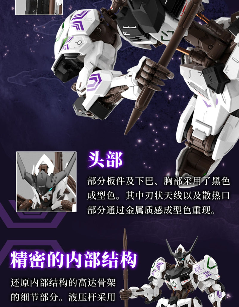 Bandai China 2023 Limited Edition MG 1/100 Barbatos (Ver. Black Tortoise)