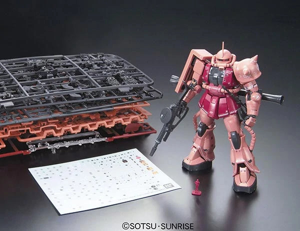 Bandai RG #02 1/144 MS-06S Char's Zaku II Model Kit
