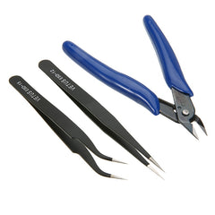 24pcs/box Basic Modeler Tool Craft Hobby Car Model Diagonal Pliers Engraving Pen Repair Tools Building Fix Kit For Gundam