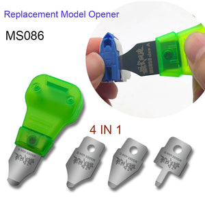 MS086 Scale Model Tool Parts Separator Metal Replacement Part Opener 4 In 1