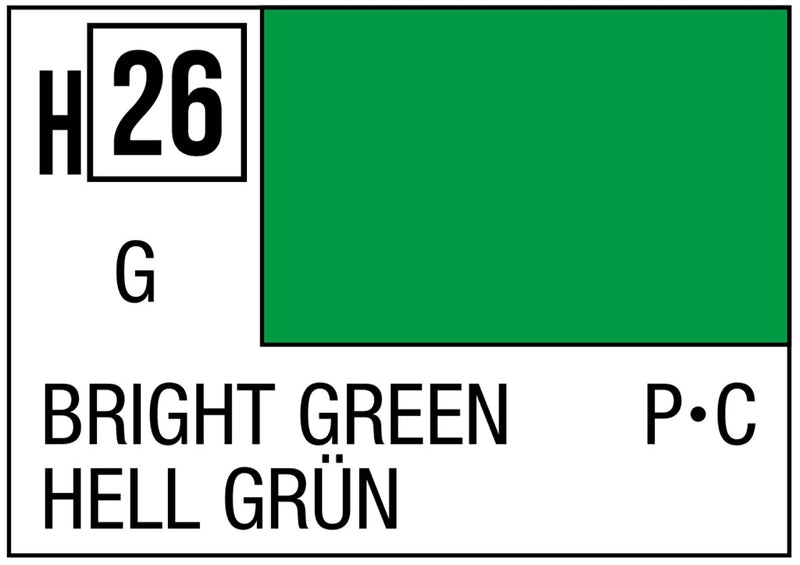 Mr. Hobby Aqueous H26 Gloss Bright Green 10ml