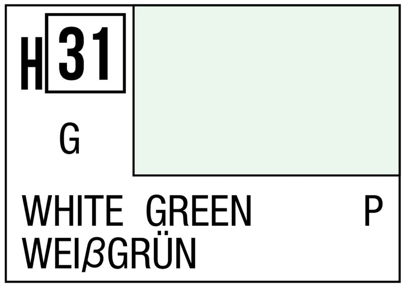 Mr. Hobby Aqueous H31 Gloss White Green 10ml